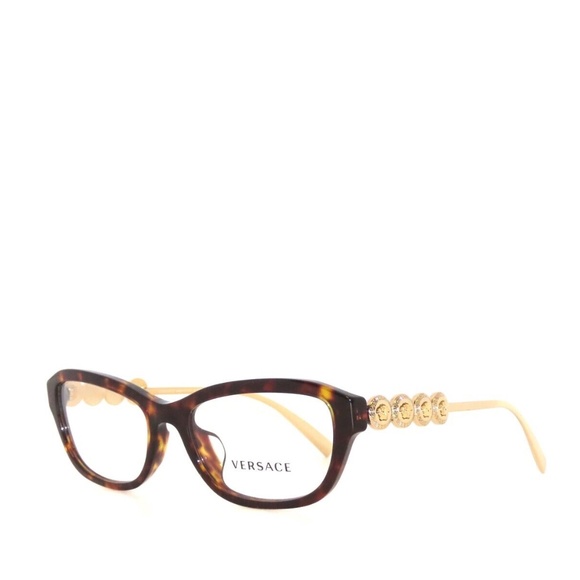 Versace VE3279-A 108 54 Havana Gold Eyeglasses 3279